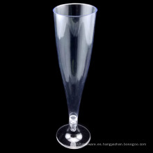 PP / PS Plastic Cup Flautas de Champagne 8.2 Oz